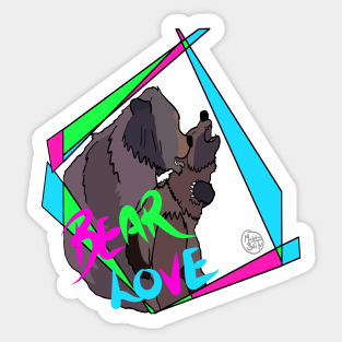 Bear Love Sticker